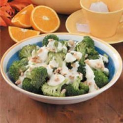 Broccoli With Orange Cream recipe