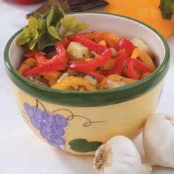 Eggplant Pepper Relish recipe