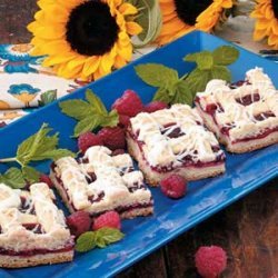 Frosted Raspberry Bars recipe