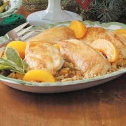 Chicken with Peach Stuffing recipe