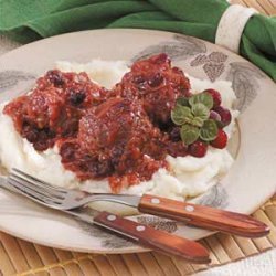 Cranberry Kraut Meatballs recipe