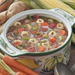 Tortellini Vegetable Soup recipe