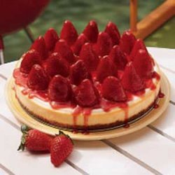 Strawberry Topped Cheesecake recipe