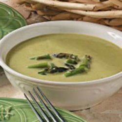 Quick Creamy Asparagus Soup recipe