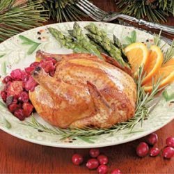 Cornish Hens with Cranberry Stuffing recipe