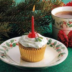 Candied Holly Cupcakes recipe
