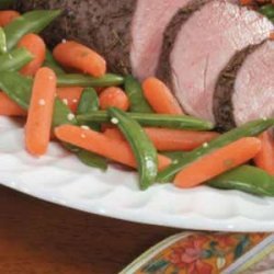 Snappy Peas and Carrots recipe