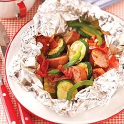 Sausage Vegetable Packets recipe