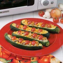 Colorful Zucchini Boats recipe