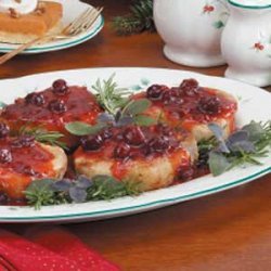 Holiday Cranberry Pork Chops recipe