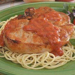 Spaghetti Pork Chops recipe