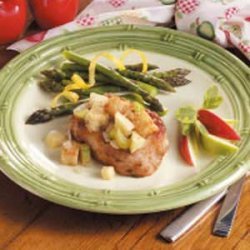 Pork Chops with Apple Stuffing recipe