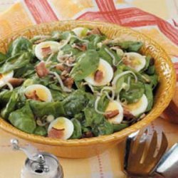 Bean Sprout Spinach Salad recipe