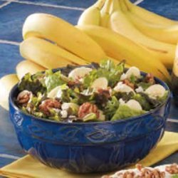 Banana-Nut Green Salad recipe