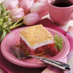 Rhubarb Icebox Dessert recipe