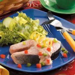 Pickled Poached Salmon recipe