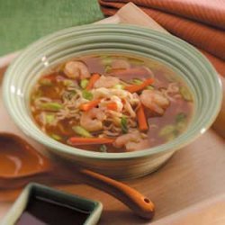 Asian Ramen Shrimp Soup recipe