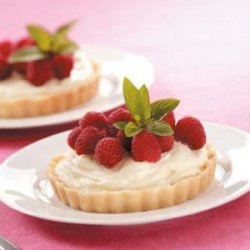 Raspberry Cream Tarts recipe