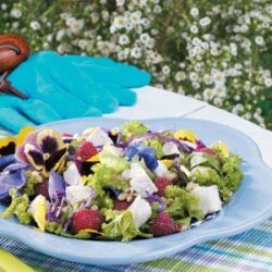 Pansy 'n' Chicken Tossed Salad recipe