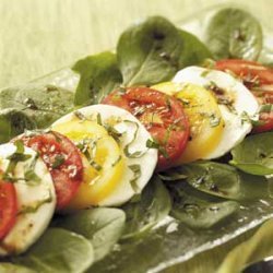 Colorful Tomato 'n' Mozzarella Salad recipe