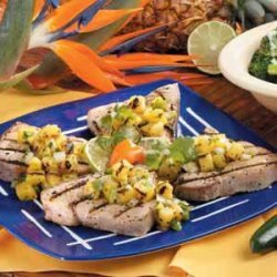 Grilled Tuna with Pineapple Salsa recipe