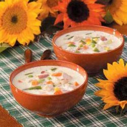 Creamy Turkey Vegetable Soup recipe