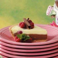 Two-Tone Cheesecake Pie recipe
