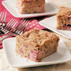 Rhubarb Crumb Coffee Cake recipe