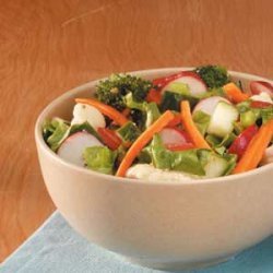Super Veggie Tossed Salad recipe