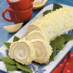 Luscious Lemon Cake Roll recipe