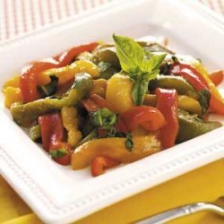 Roasted Peppers with Basil recipe