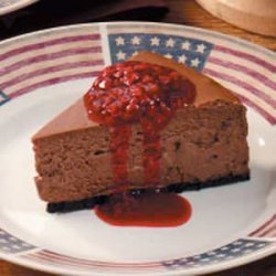 Chocolate Berry Cheesecake recipe