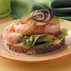 Lemony Shrimp Sandwiches recipe
