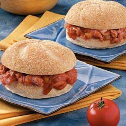 Barbecue Ham Sandwiches recipe