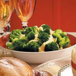 Broccoli with Cheese Sauce recipe