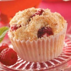 Raspberry Cream Muffins recipe
