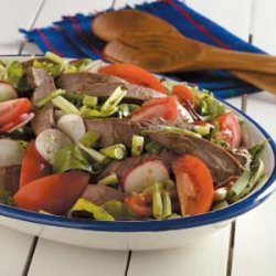 Grilled Flank Steak Salad recipe