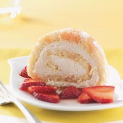 Cake Roll with Berries recipe