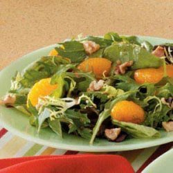 Mandarin Mixed Green Salad recipe