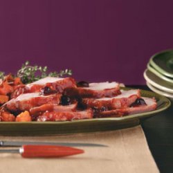 Easy Cranberry-Glazed Pork Roast recipe