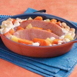 Sweet Potato Ham Casserole recipe