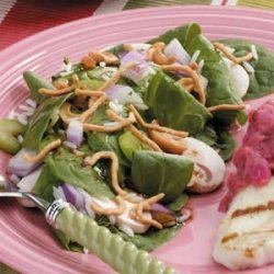 Rice 'N' Spinach Salad recipe