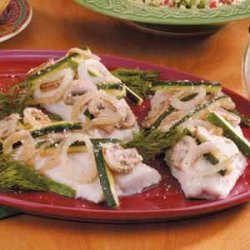 Baked Walleye with Vegetables recipe