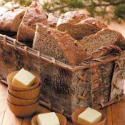 Walnut-Crusted Wheat Loaves recipe