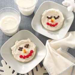 Snowman Sugar Cookies recipe