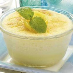 Lemon Pudding Cake Cups recipe