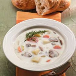 Mushroom Potato Soup recipe