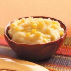 Mashed Potatoes with Corn and Cheese recipe