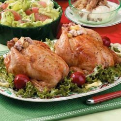 Holiday Game Hens recipe