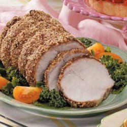 Sesame-Crusted Pork Loin recipe